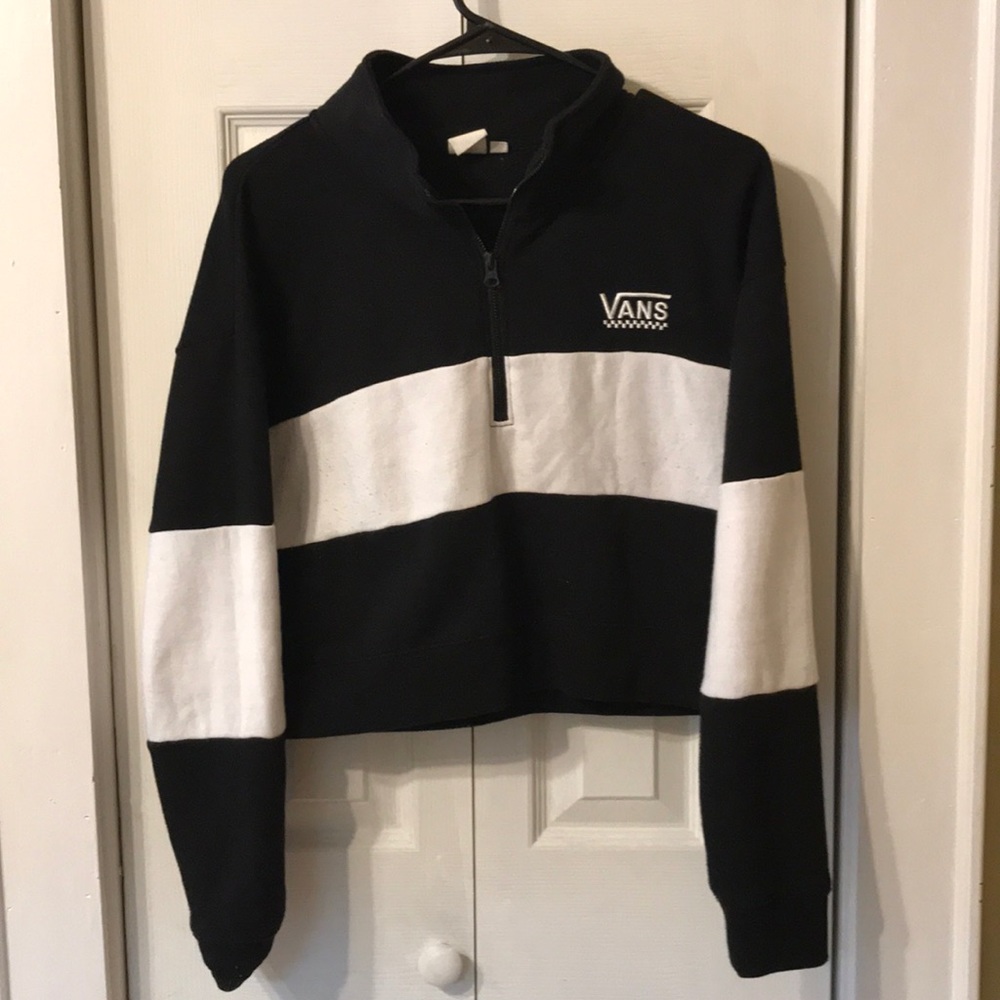 Vans half zip sweatshirt
